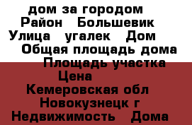 дом за городом  › Район ­ Большевик › Улица ­ угалек › Дом ­ 43 › Общая площадь дома ­ 30 › Площадь участка ­ 16 › Цена ­ 350 000 - Кемеровская обл., Новокузнецк г. Недвижимость » Дома, коттеджи, дачи продажа   